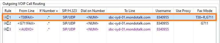 Outgoing Call Routing