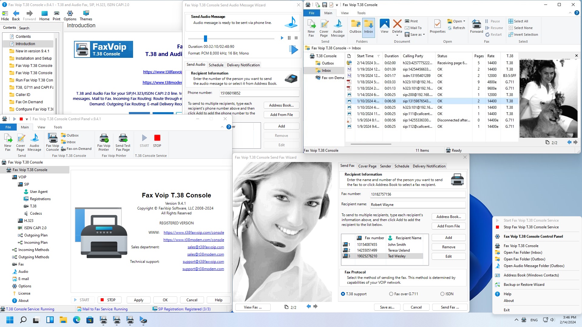 Windows 7 Fax Voip T.38 Console 9.4.1 full