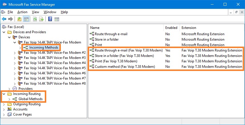 Incoming Routing Methods